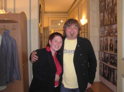 Костилєва Наталія і соліст гурту Animals