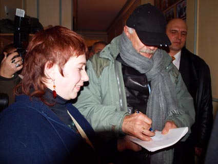 Координатор журналу Стіна Костилєва Наталія і Микита Міхалков